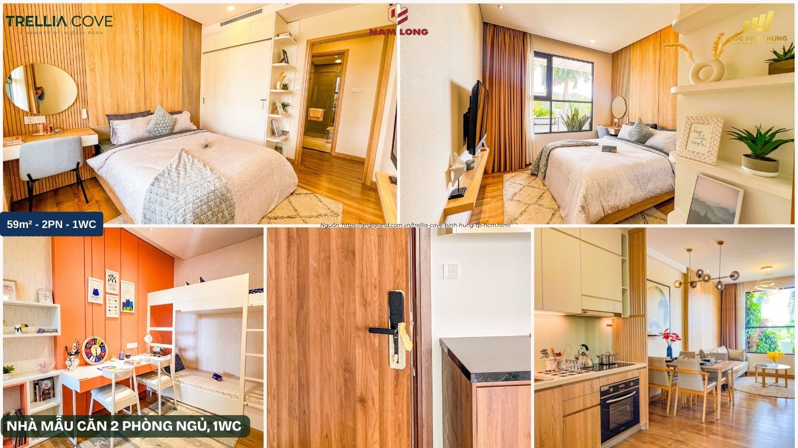 Căn hộ mẫu dự án Trellia Cove