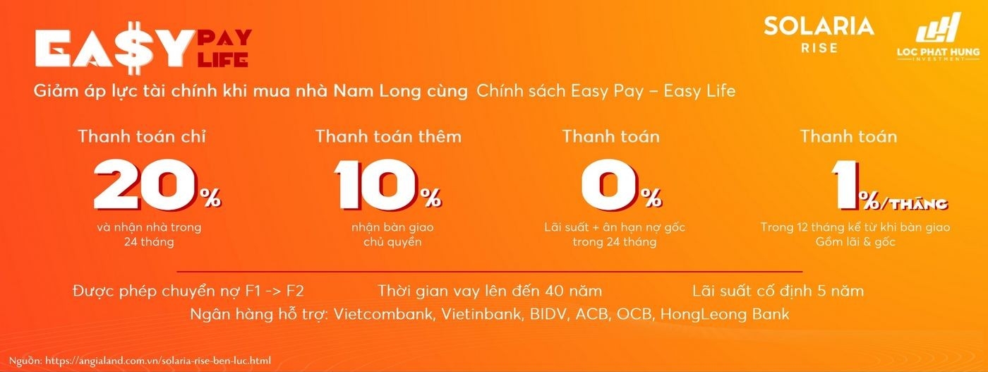 Chính Sách Thanh Toán Solaria Rise: Gói "easy Pay" Lãi Suất 0%