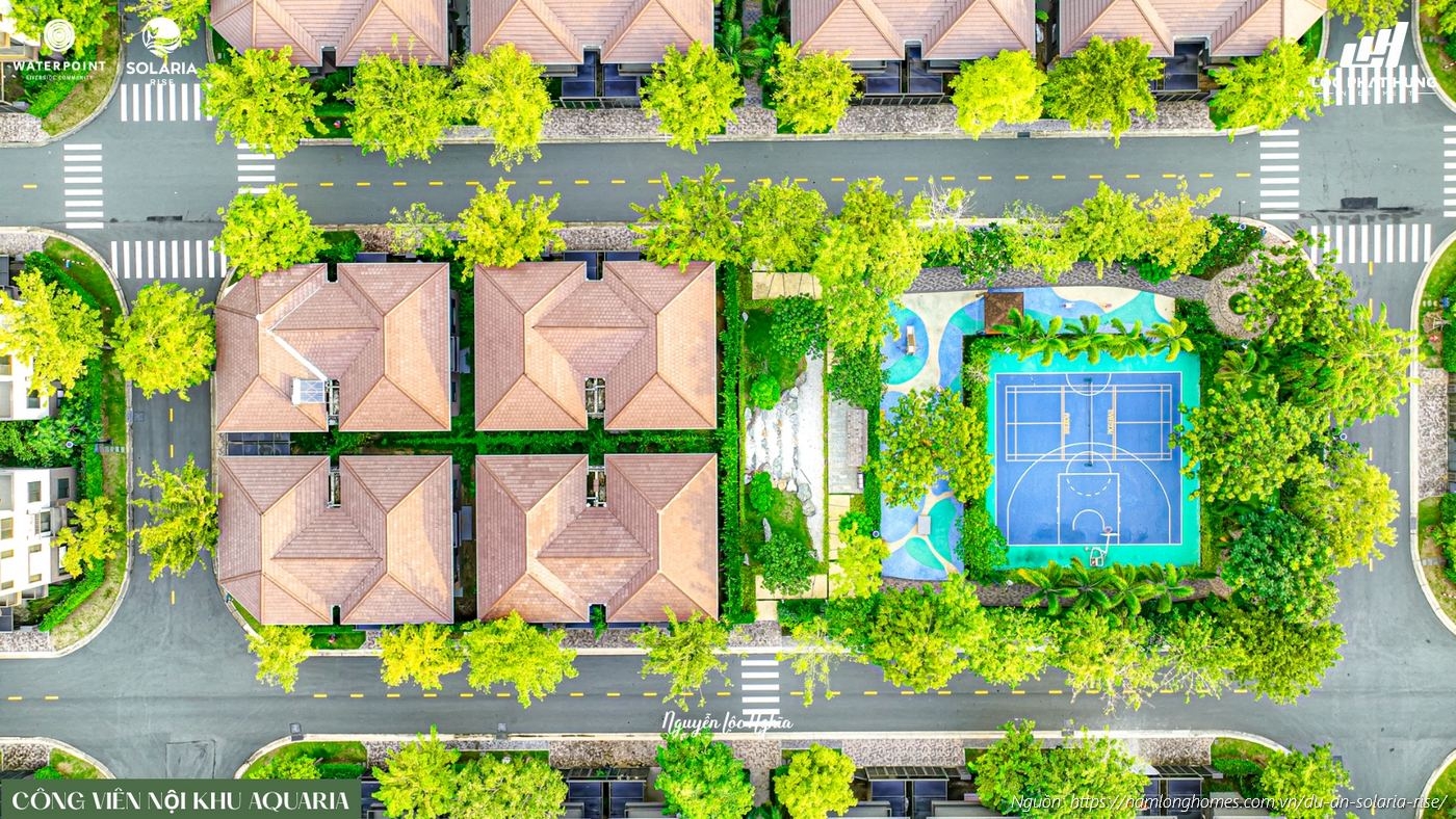 Cong Vien Noi Khu Waterpoint Khong Gian Xanh San The Thao Cho Cu Dan