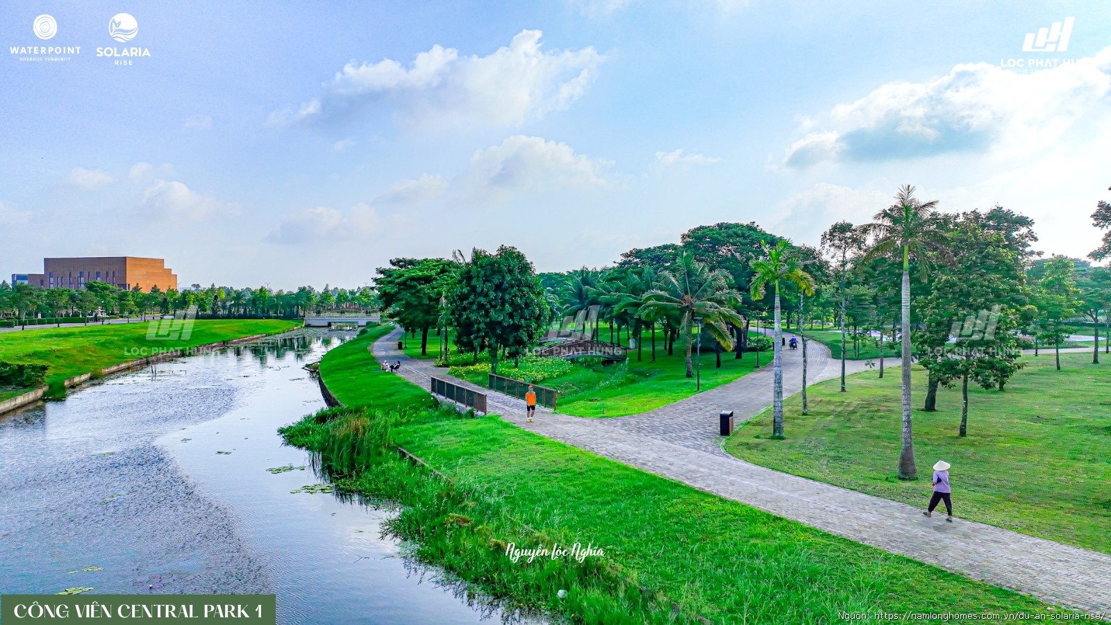 Đường Dạo Bộ Ven Hồ Cảnh Quan Tại Khu Đô Thị Waterpoint