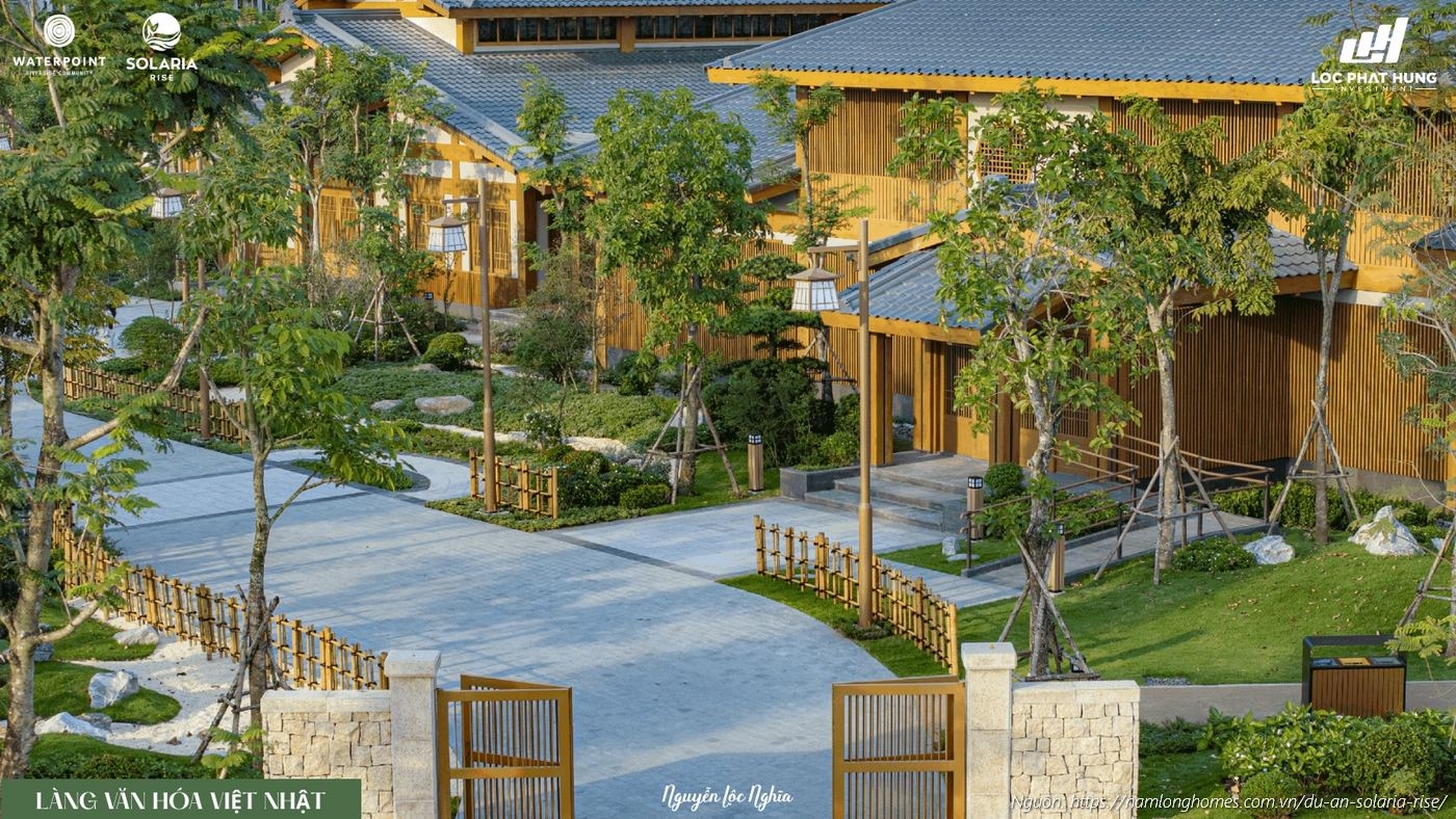 Khuôn Viên Làng Văn Hóa Việt Nhật Tại Waterpoint