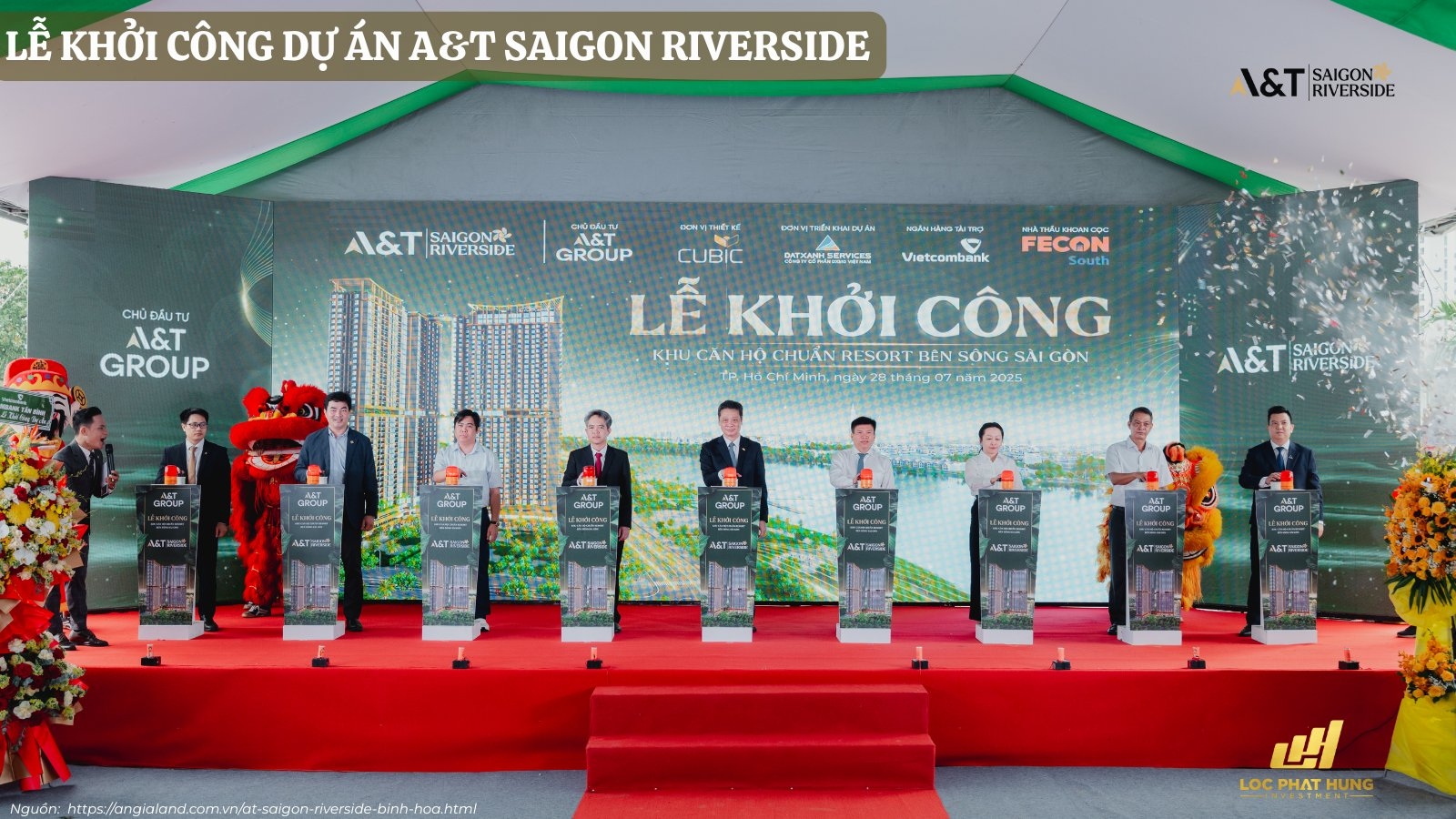 Lễ khởi công dự án A&T Saigon Riverside
