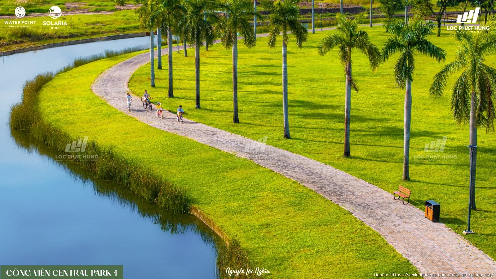 Lối Dạo Bộ Xanh Mát Tại Công Viên Central Park 1 Waterpoint