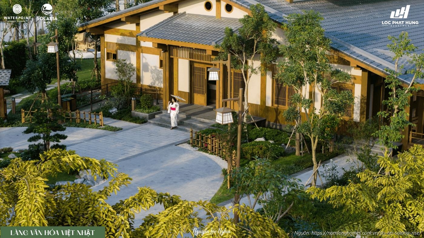 Lối Vào Nhà Hữu Nghị Tại Làng Văn Hóa Việt Nhật Solaria Rise