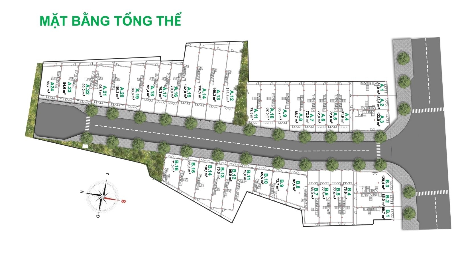 Mặt Bằng Chi Tiết Bcons Eden Park Phường Đông Hòa | Phân Lô 40 Căn Nhà Phố Mặt Bằng Chi Tiết Bcons Eden Park Phường Đông Hòa | Phân Lô 40 Căn Nhà Phố