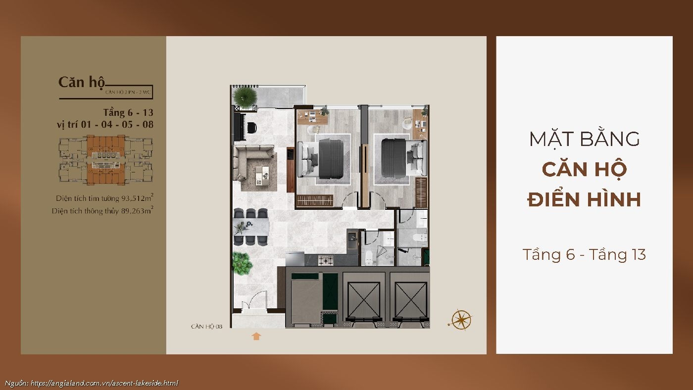 Thiết Kế Căn Hộ Offiice Ascent Lakeside Quận 7