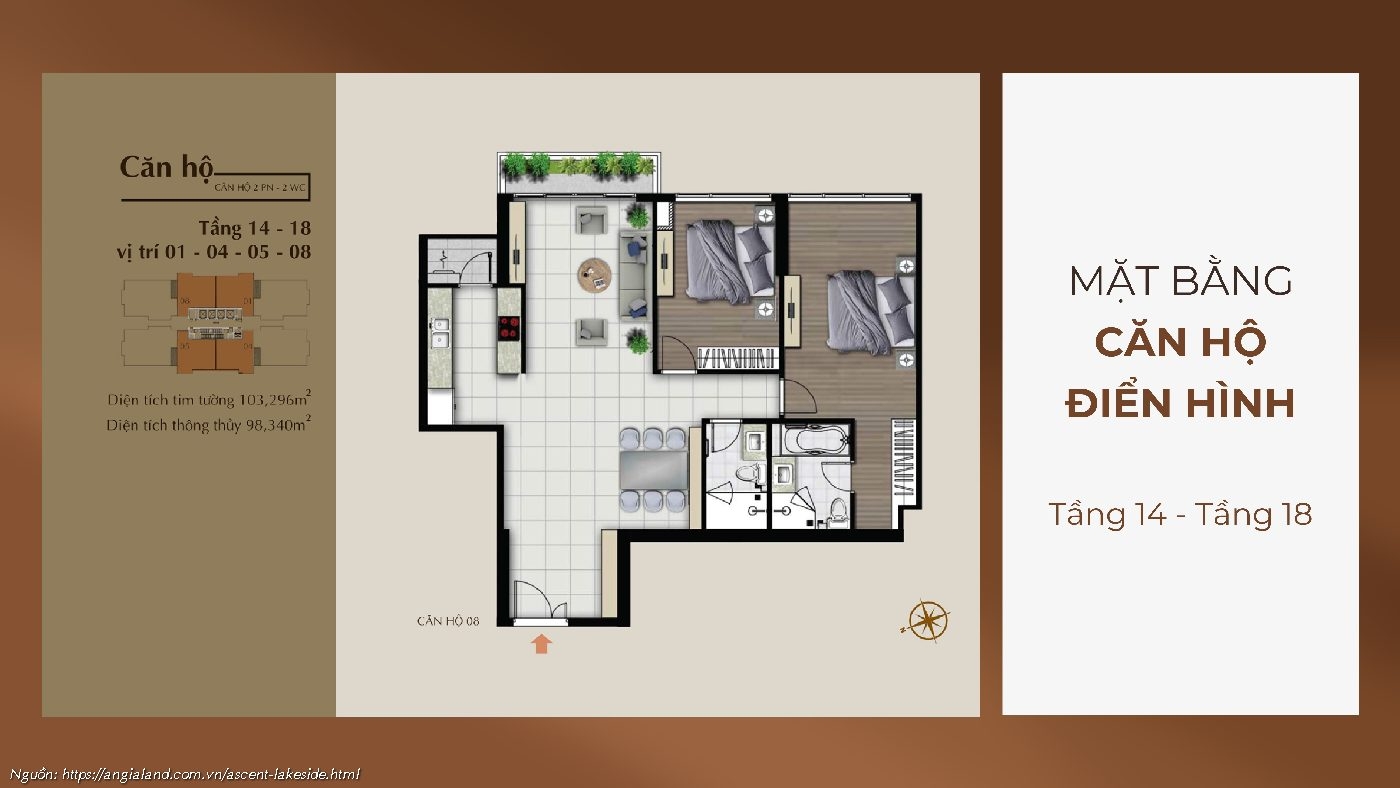 Thiết Kế Căn Hộ Offiice Ascent Lakeside Quận 7