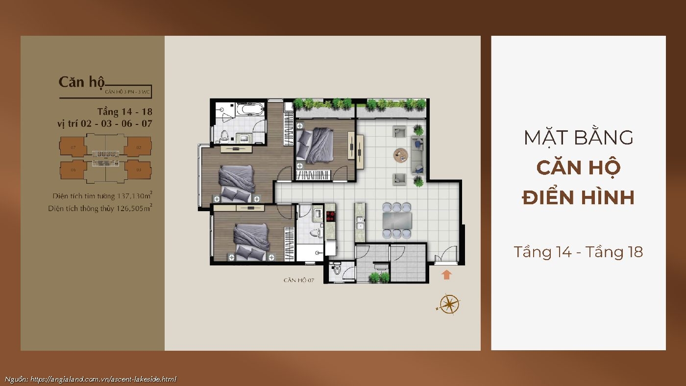 Thiết Kế Căn Hộ Offiice Ascent Lakeside Quận 7