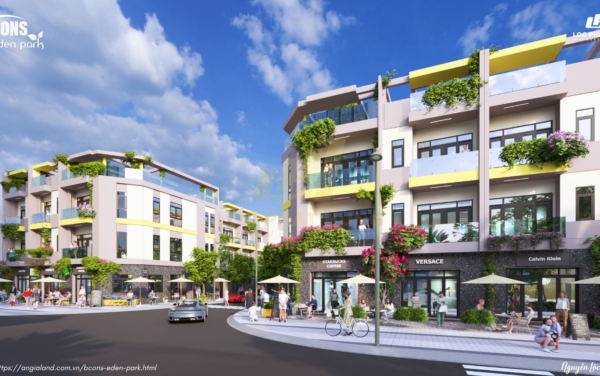 Phối Cảnh Nhà Phố Bcons Eden Park Dĩ An | Thiết Kế Hiện Đại & Sang Trọng