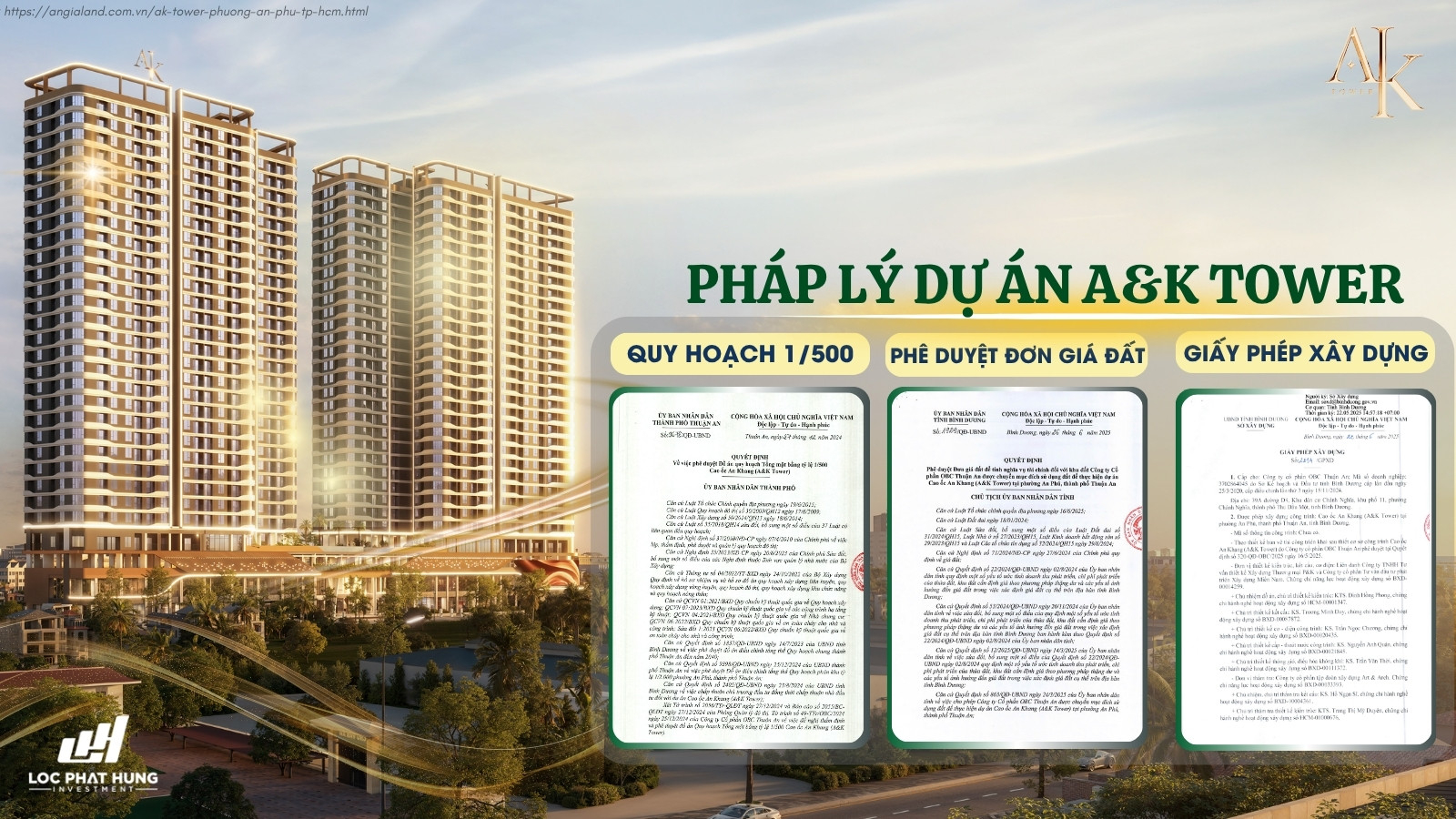 Pháp lý dự án A&K Tower An Phú Pháp lý dự án A&K Tower An Phú