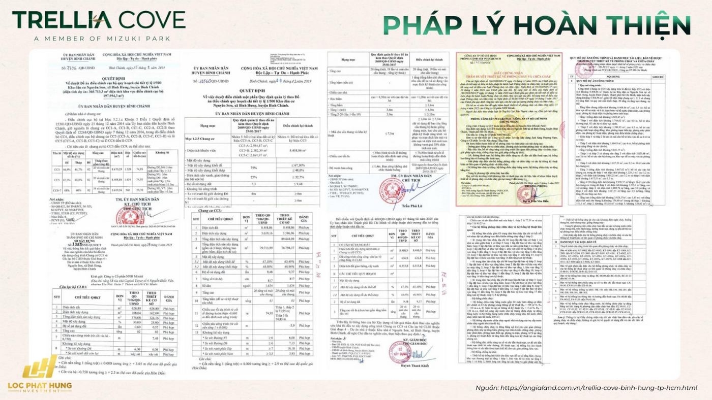 Pháp Lý Dự Án Trellia Cove | An Toàn Amp; Minh Bạch Tuyệt Đối