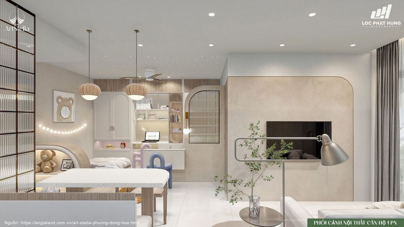 Phoi Canh Noi That Can Ho 1pn Art Stella Thiet Ke Hi 10 Phoi Canh Noi That Can Ho 1pn Art Stella Thiet Ke Hi 10