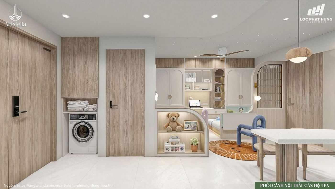 Phoi Canh Noi That Can Ho 1pn Art Stella Thiet Ke Hi 9 Phoi Canh Noi That Can Ho 1pn Art Stella Thiet Ke Hi 9