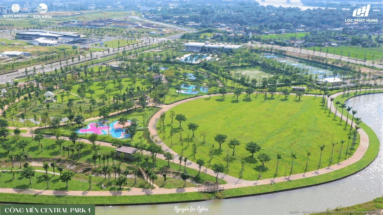 Phối Cảnh Tổng Thể Công Viên Central Park 1 Tại Waterpoint