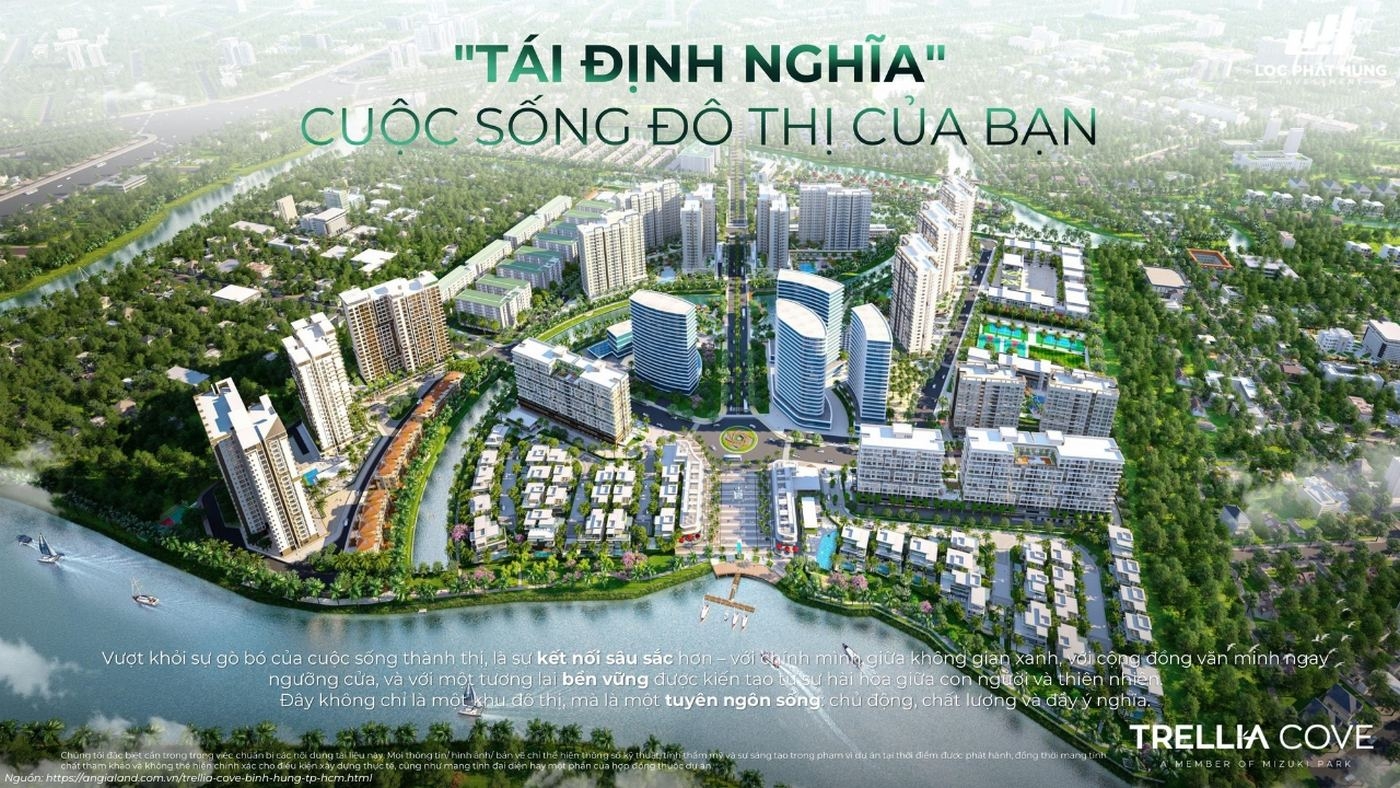 Phối Cảnh Tổng Thể Trellia Cove | Biểu Tượng Sống Mới Tại Mizuki Park, Nam Sài Gòn