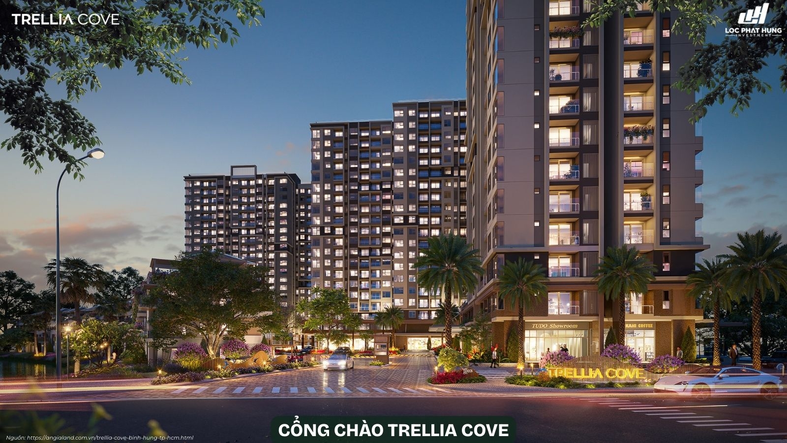 Phối cảnh tổng thể dự án Trellia Cove