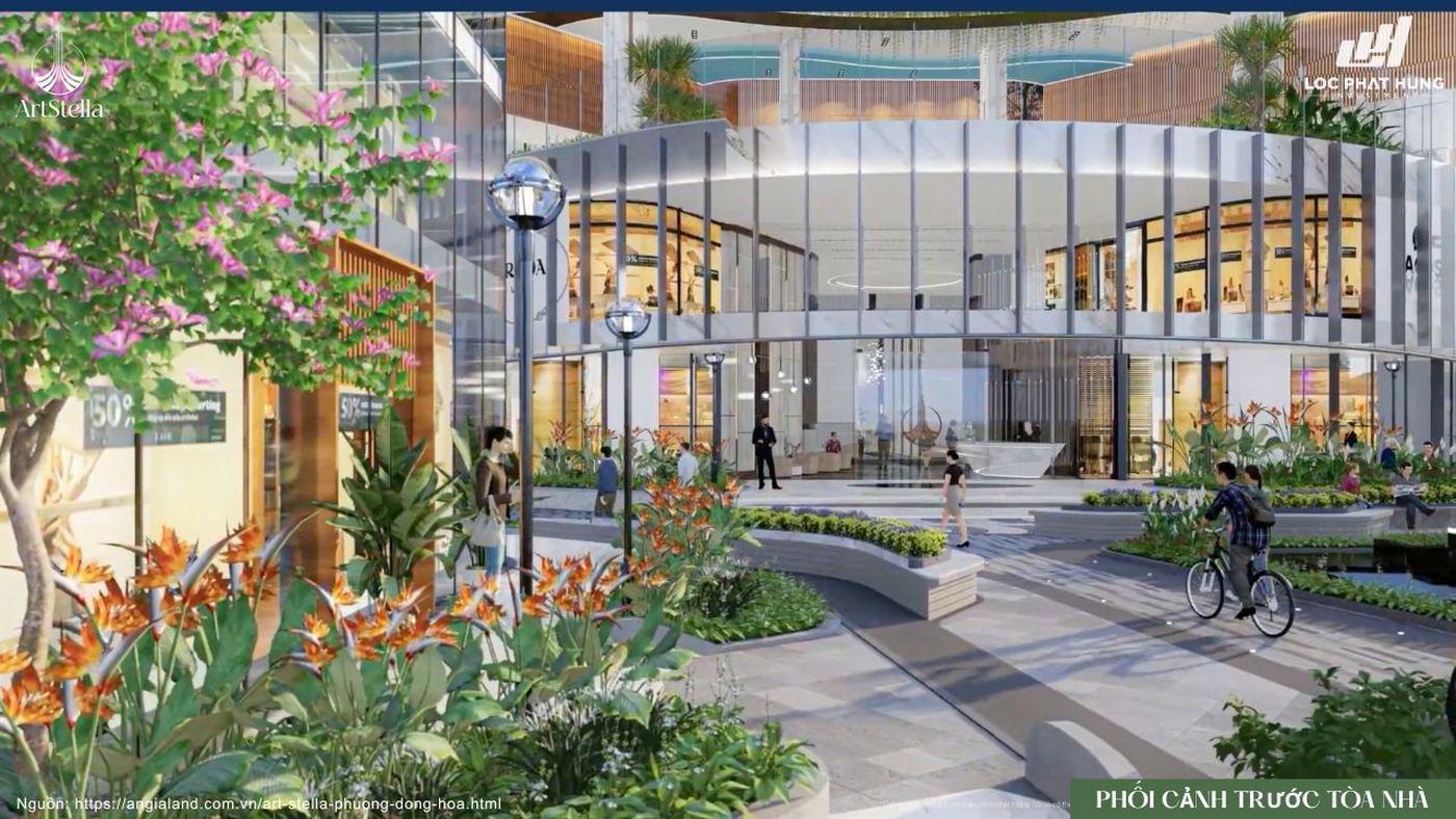 Phối cảnh trước tòa nhà Chung Cư ArtStella