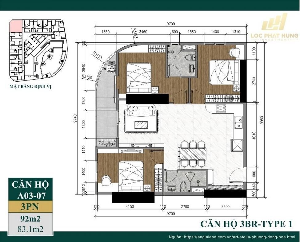 Thiet Ke Chi Tiet Can Ho 3pn Art Stella Layout Can Goc View Panorama 3