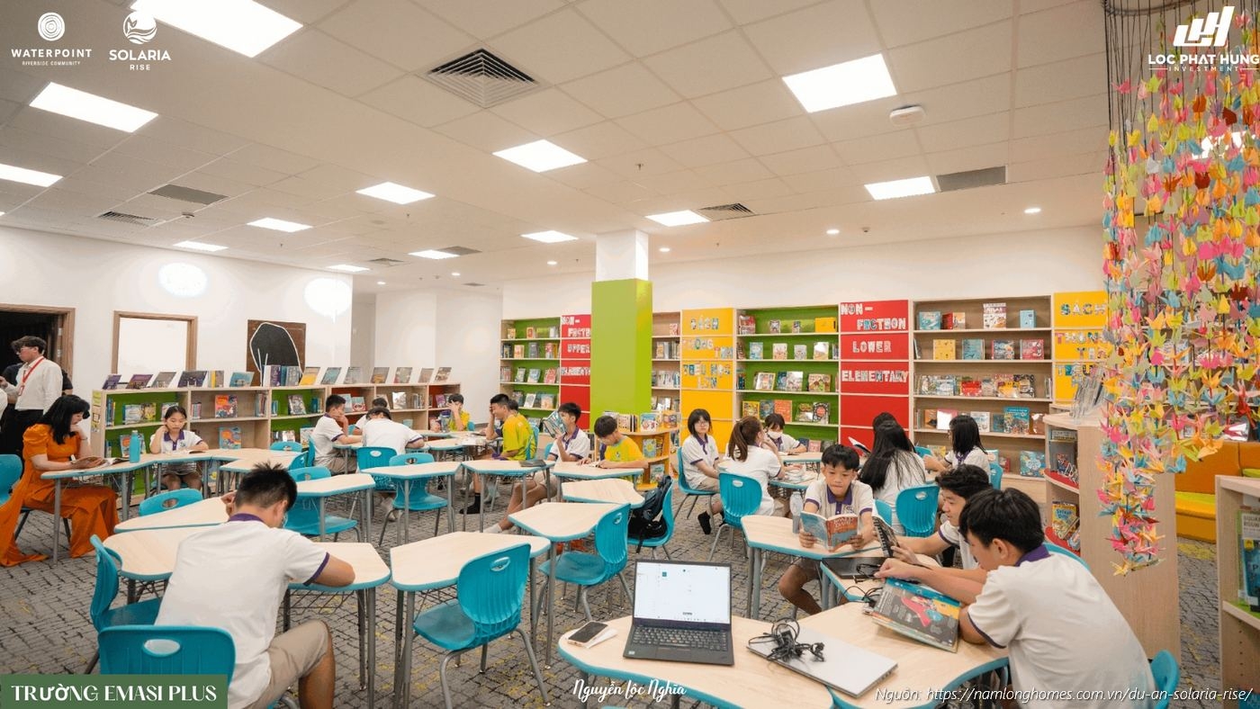 Thư Viện Hiện Đại Tại Trường Emasi Plus Waterpoint