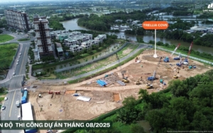 Tiến độ thi công tháng 8/2025 dự án Trelllia Cove