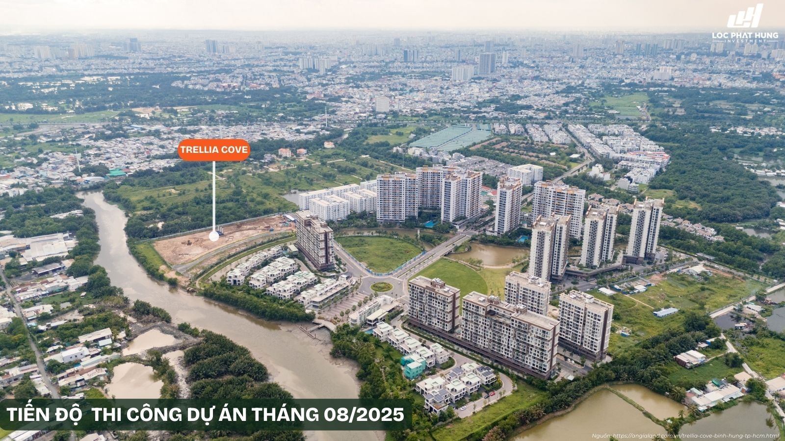 Tiến độ thi công tháng 8/2025 dự án Trelllia Cove