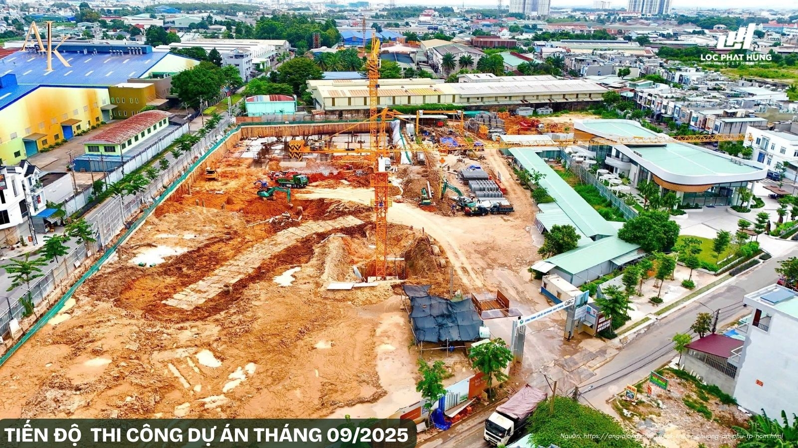 Tiến độ thi công tháng 09/2025 dự án A&K Tower phường An Phú Tiến độ thi công tháng 09/2025 dự án A&K Tower phường An Phú
