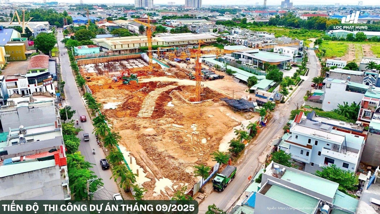Tiến độ thi công tháng 09/2025 dự án A&K Tower phường An Phú Tiến độ thi công tháng 09/2025 dự án A&K Tower phường An Phú