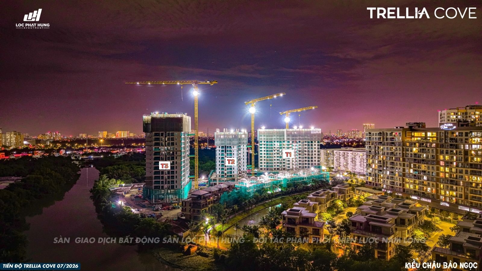 Tiến độ dự án Trellia Cove tháng 07/2026