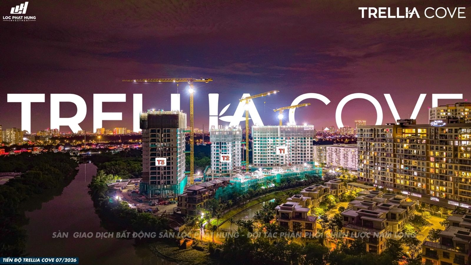 Tiến độ dự án Trellia Cove tháng 07/2026