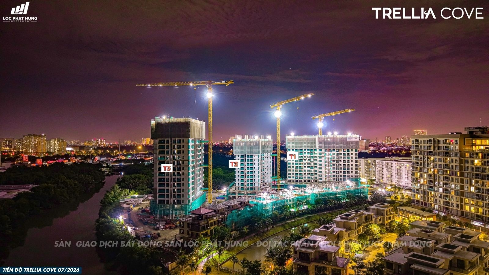 Tiến độ dự án Trellia Cove tháng 07/2026