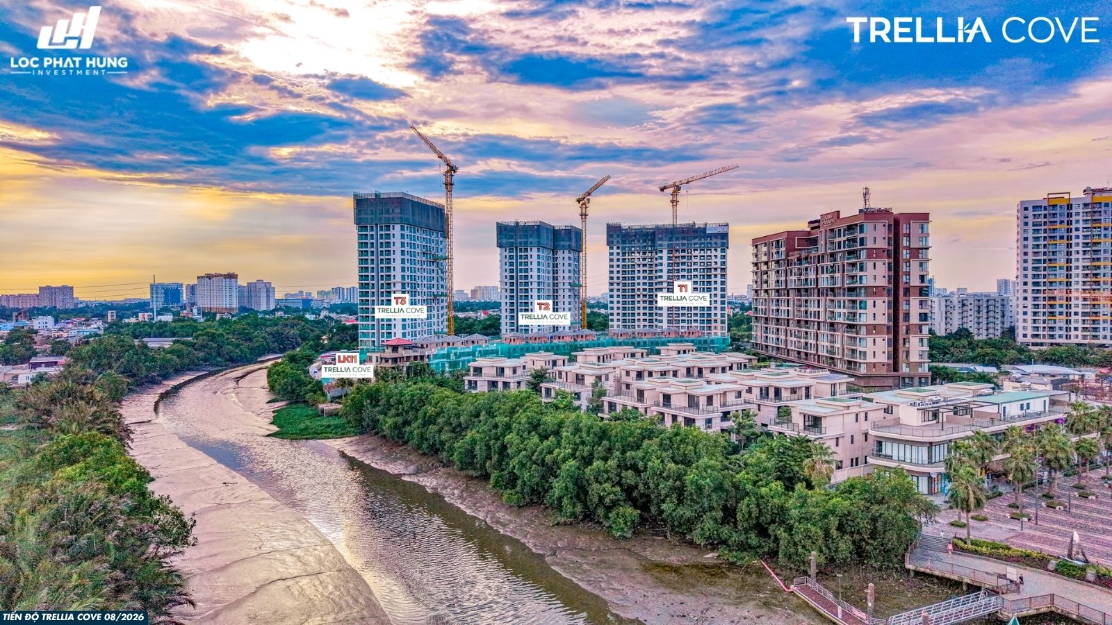 Tiến độ Trellia Cove Tháng 08.2026
