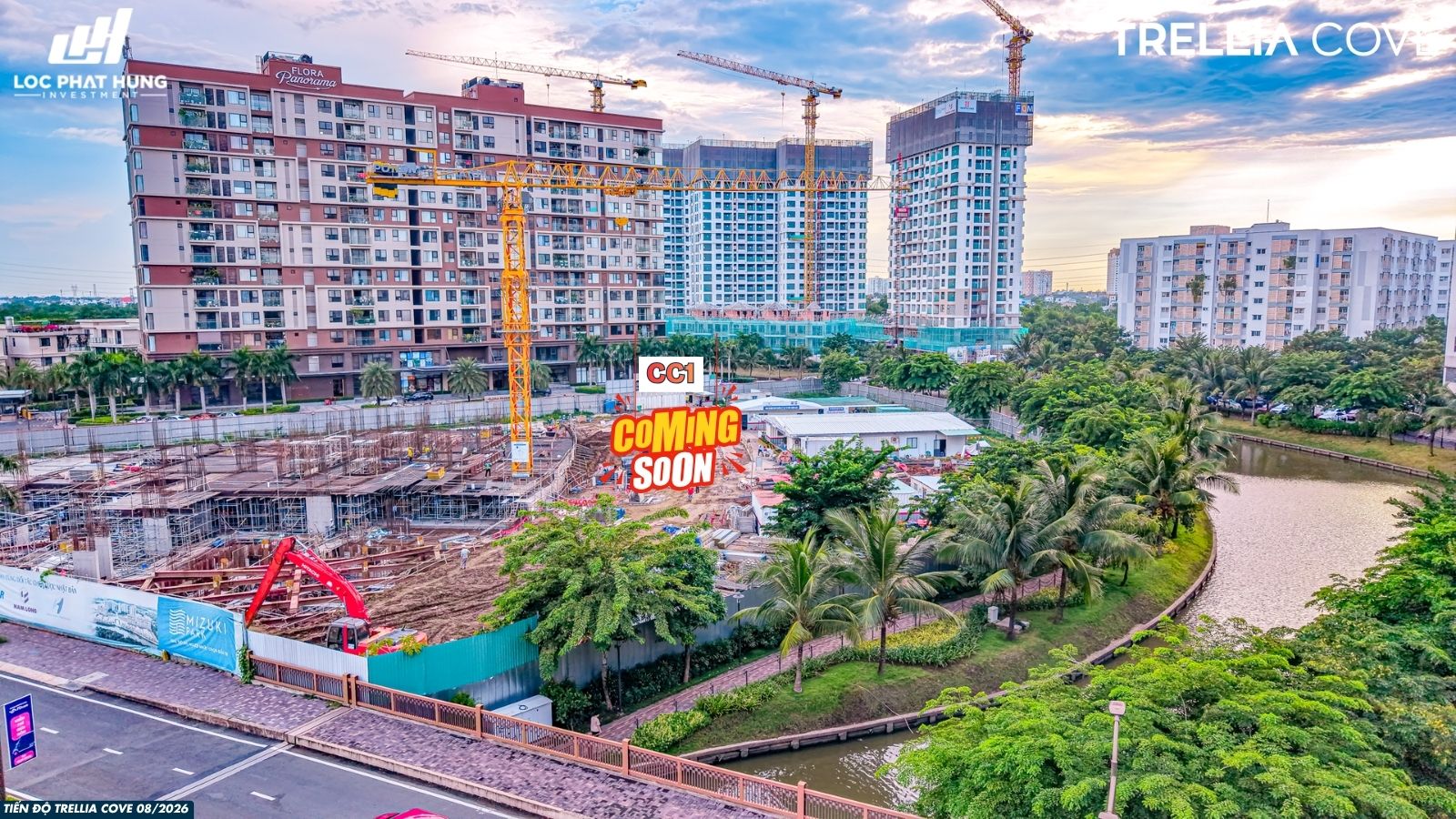 Tiến độ Trellia Cove Tháng 08.2026