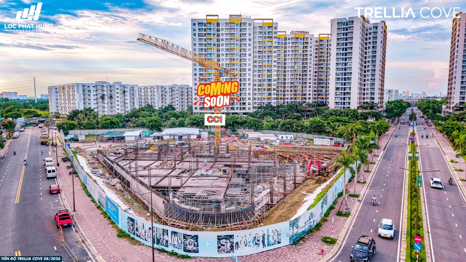 Tiến độ Trellia Cove Tháng 08.2026