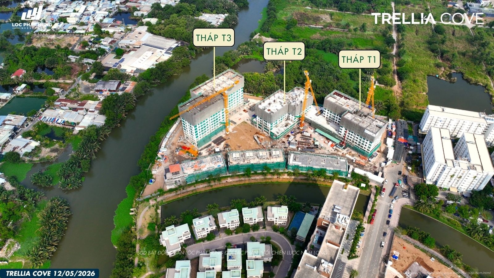 SGD Lộc Phát Hưng cập nhật Tiến độ dự án Trellia Cove 12.05.2026