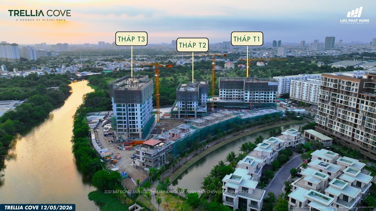 SGD Lộc Phát Hưng cập nhật Tiến độ dự án Trellia Cove 12.05.2026