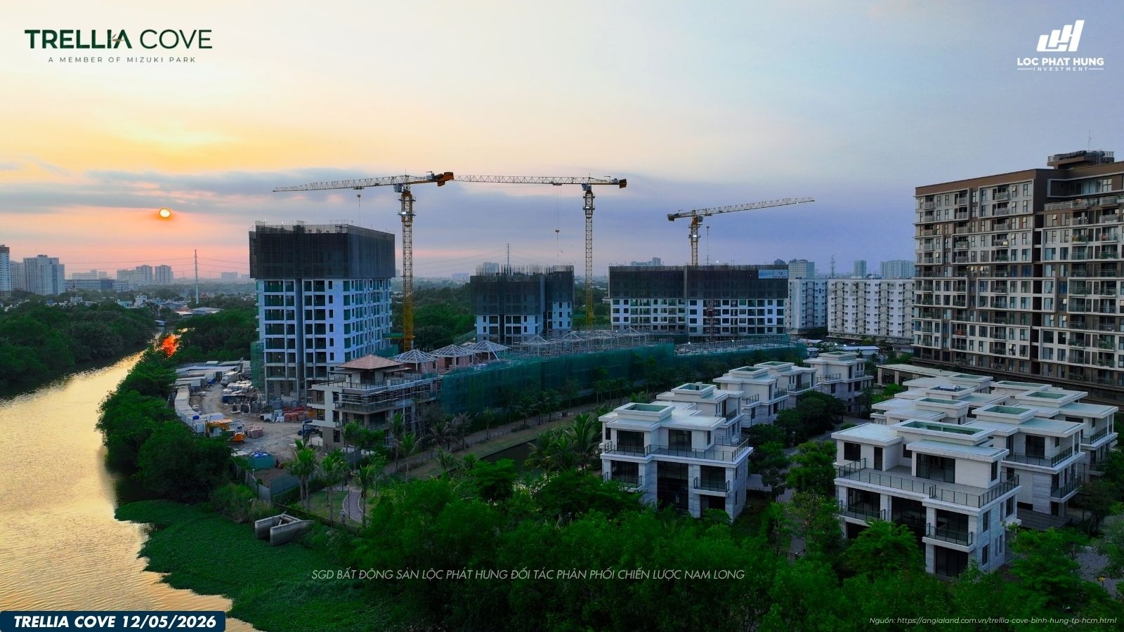 SGD Lộc Phát Hưng cập nhật Tiến độ dự án Trellia Cove 12.05.2026