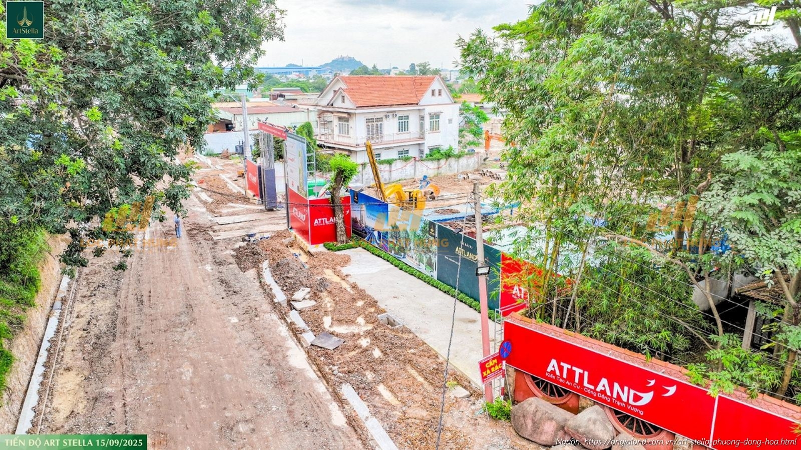 Cập Nhật Tiến độ Xây Dựng Dự án Art Stella Tháng 09/2025