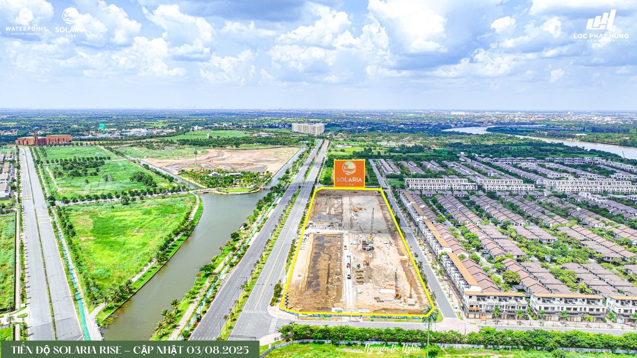 Tien Do Xay Dung Solaria Rise Thang 8 2025 Hinh Anh Thuc Te 2