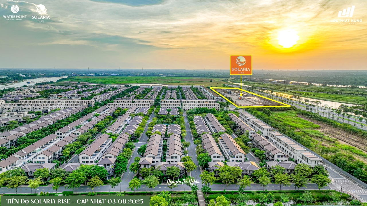 Tien Do Xay Dung Solaria Rise Thang 8 2025 Hinh Anh Thuc Te 3