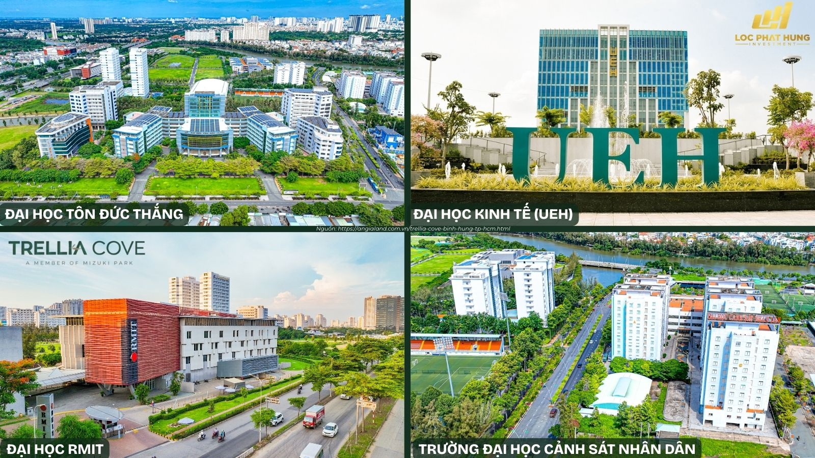 Tiện ích ngoại khu dự án Trellia Cove