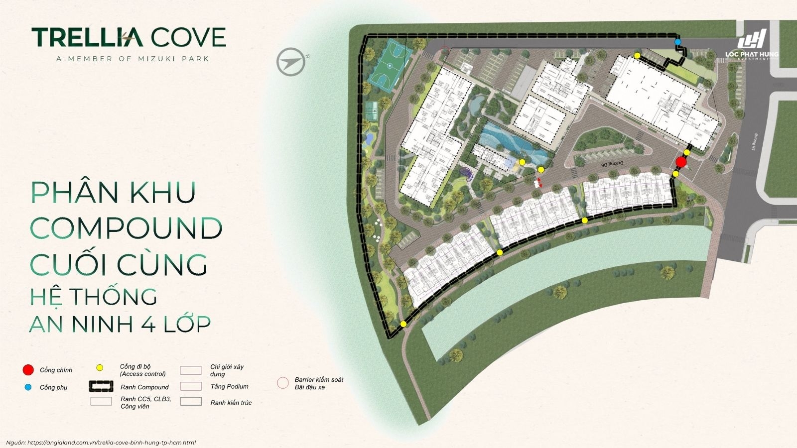 Tiện ích nội khu dự án Trellia Cove