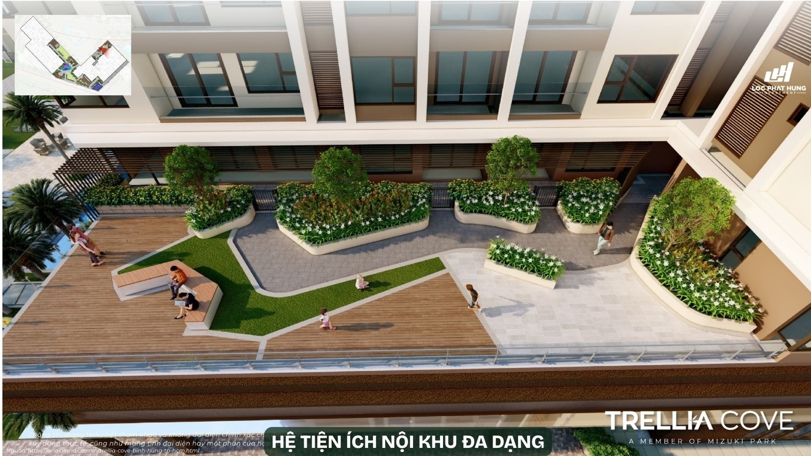 Tiện ích nội khu dự án Trellia Cove