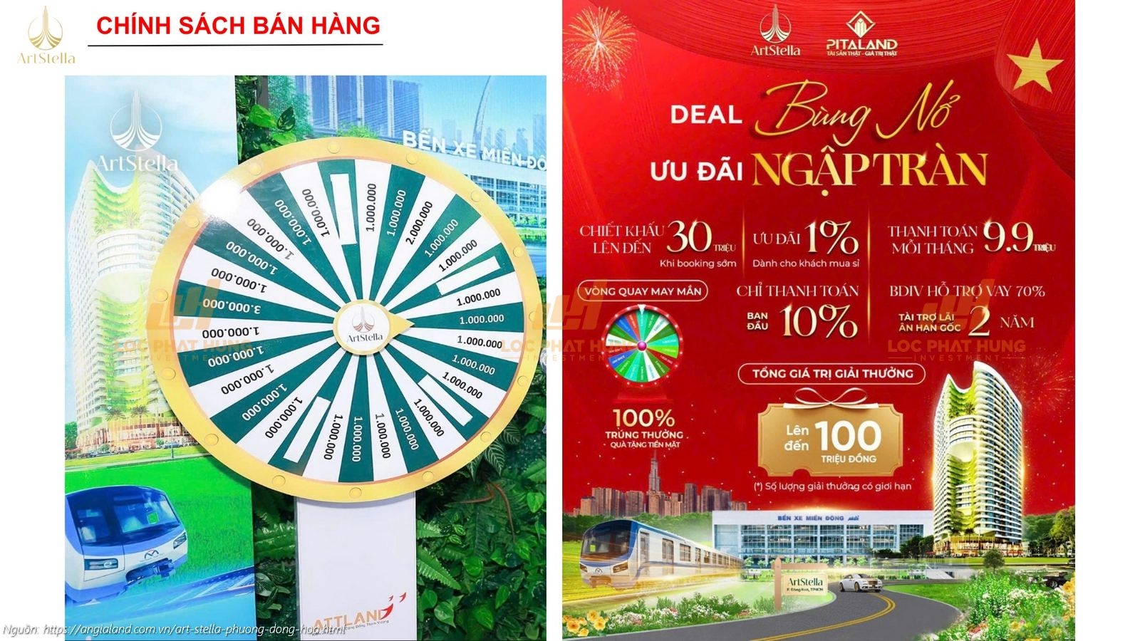  Tổng hợp chính sách bán hàng ưu đãi dự án căn hộ chung cư Art Stella, Phường Đông Hòa, TPHCM