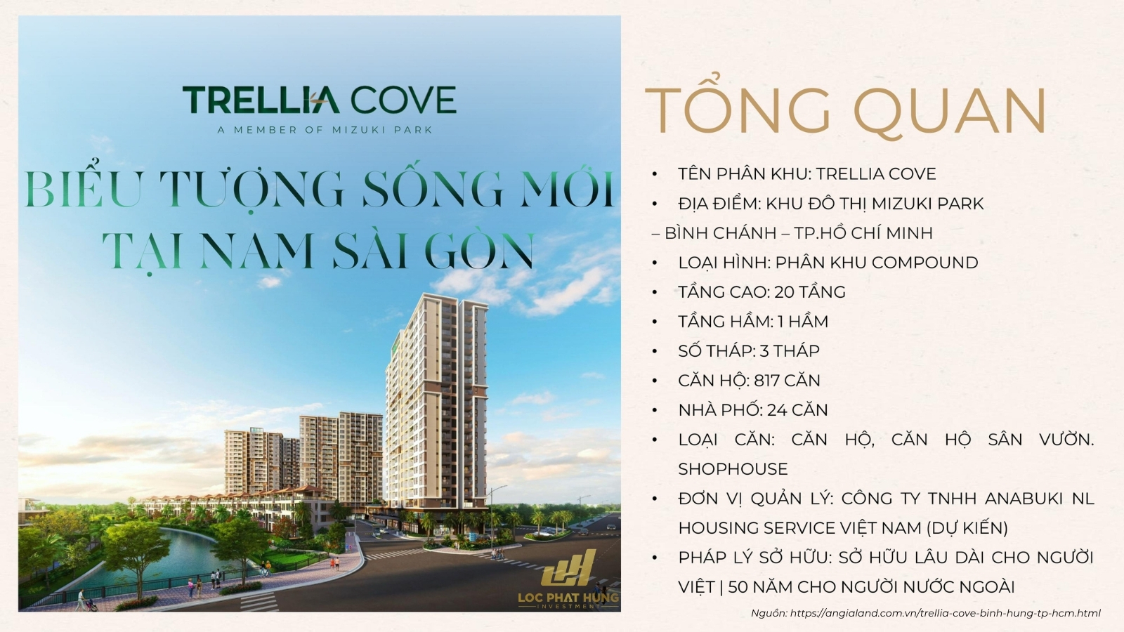 Tổng quan Trellia Cove Bình Hưng