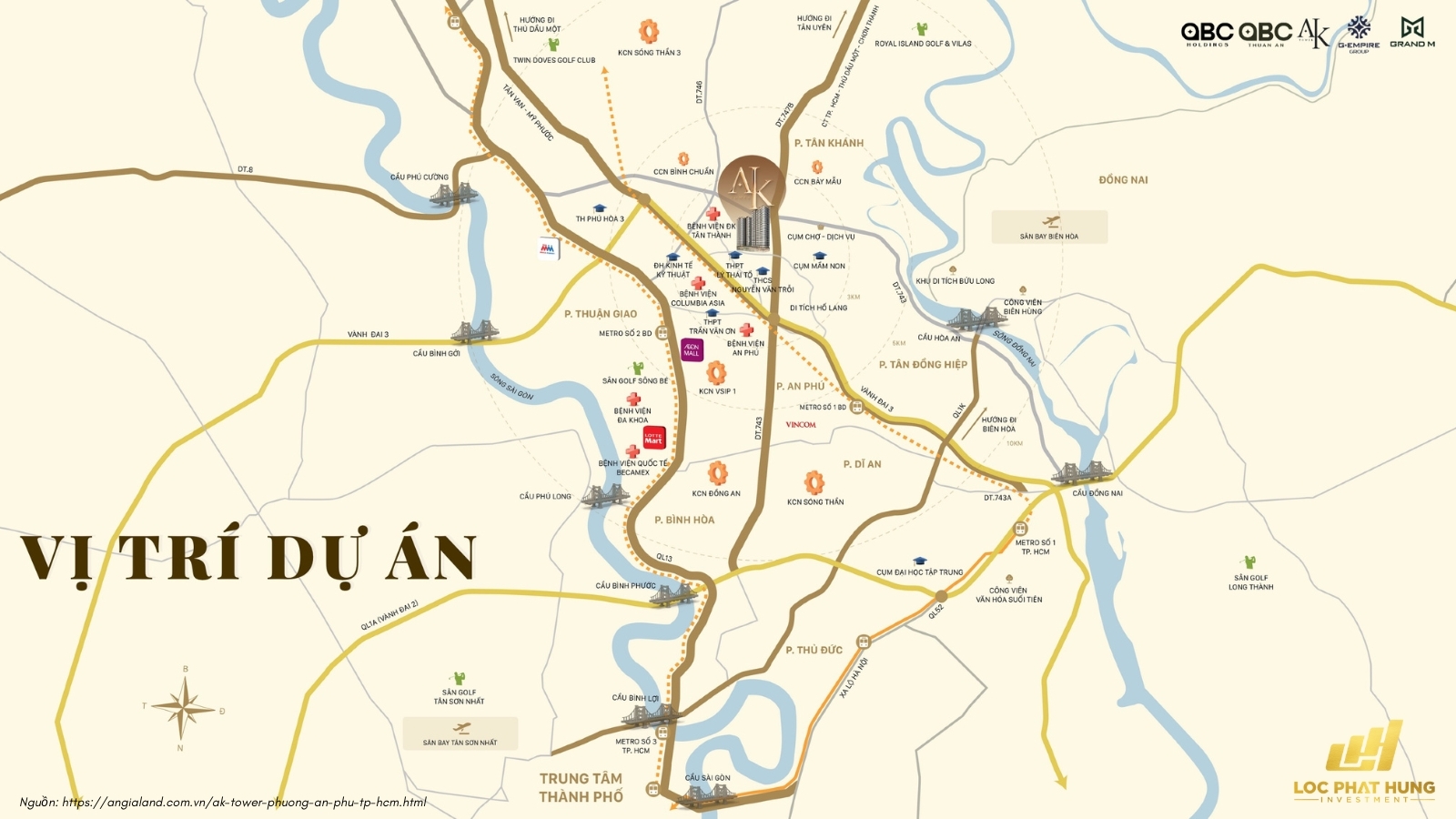 Vị trí dự án A&K Tower Vị trí dự án A&K Tower