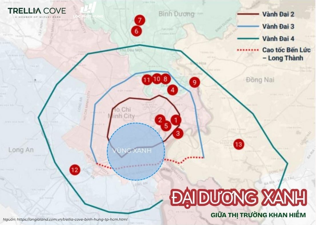 Vị Trí Trellia Cove Mizuki Park | Tâm Điểm Kết Nối Nam Sài Gòn