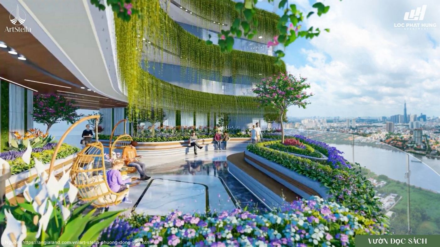 Vuon Doc Sach Can Ho Art Stella