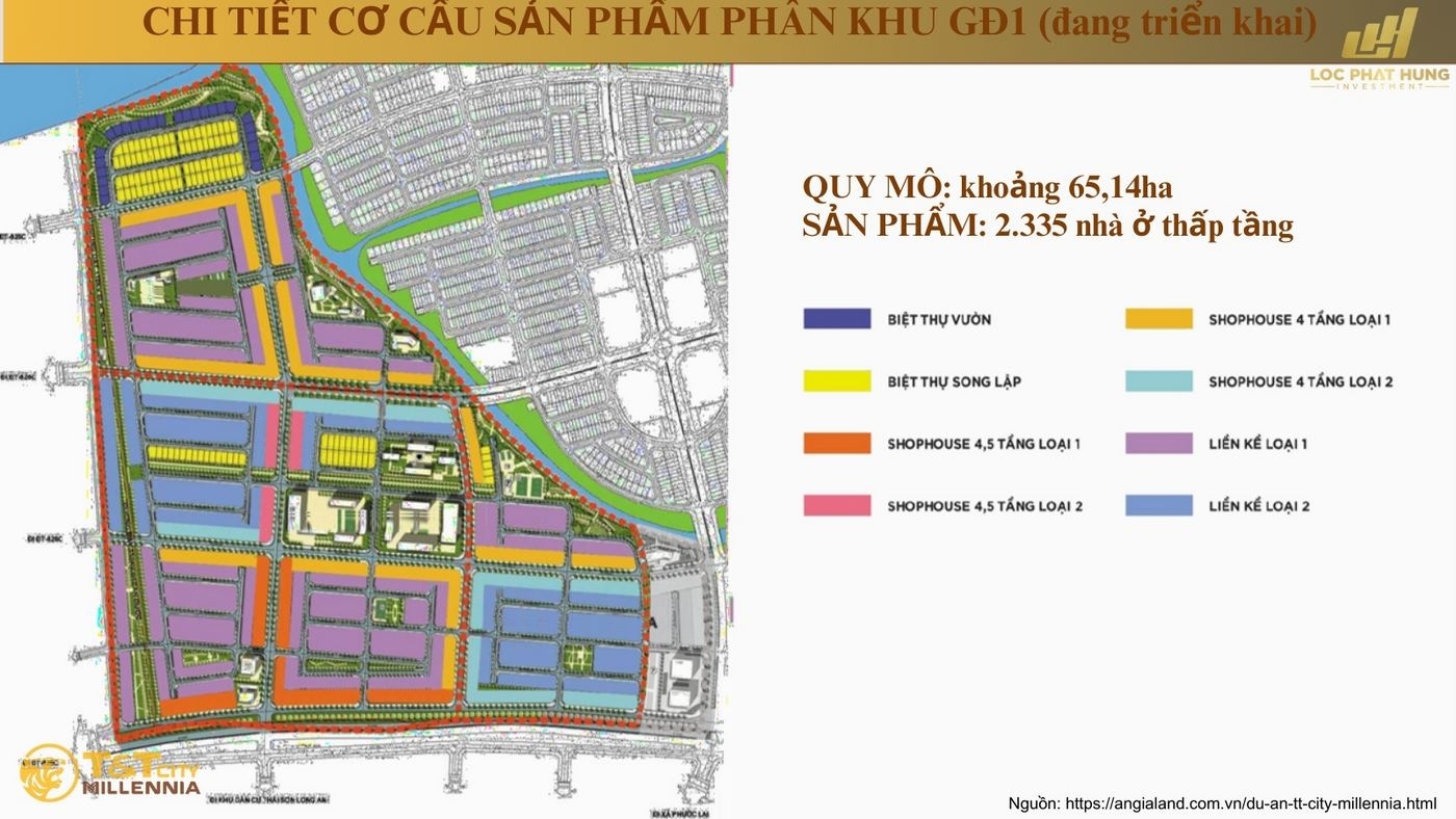 Chi tiết sản phẩm Giai đoạn 1 T&T City Millennia 