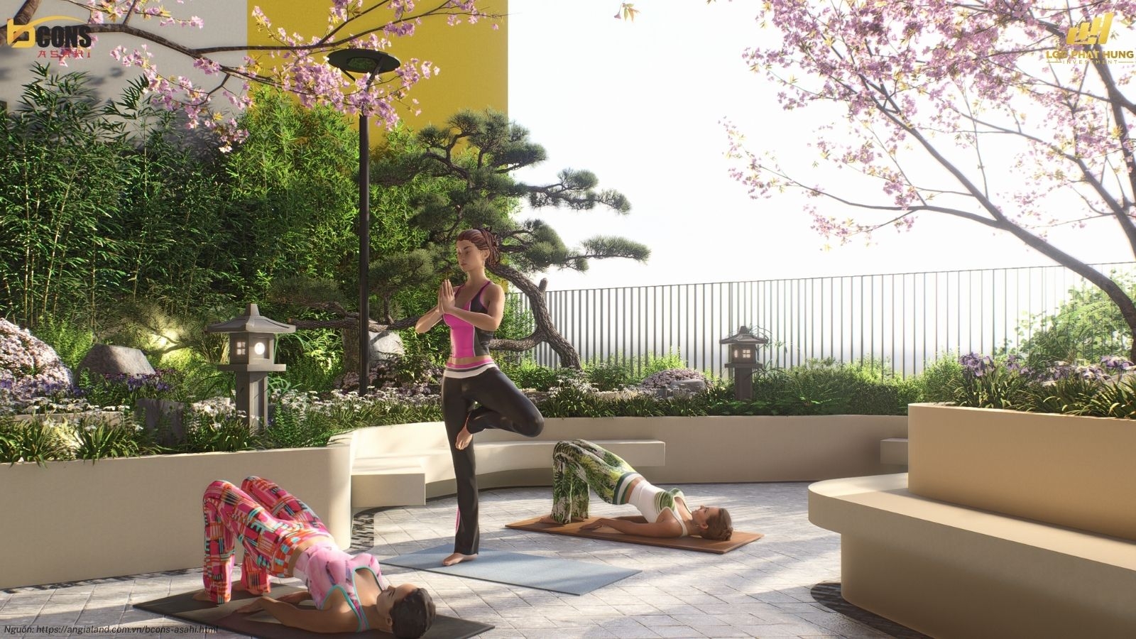 Lối đi dạo bộ dự án căn hộ Bcons Asahi Dĩ An
