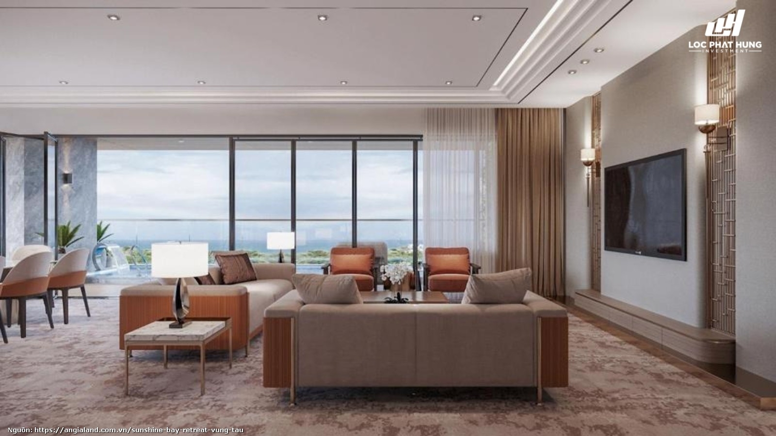 Nha Mau Phong Khach Sunshine Bay Retreat Vung Tau